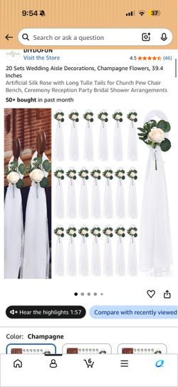 Wedding aisle decorations