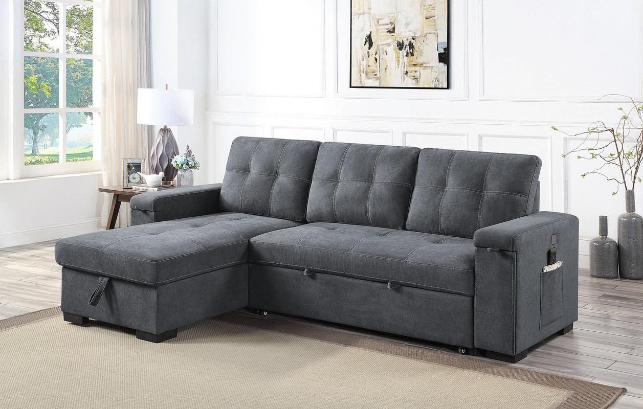 Brand New Sleeper Sectional Sofa / Sofa Cama Seccional Nuevo a Estrenar....Fast Delivery Brand 🚚