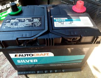 Autocraft Silver group 24 car truck battery perfect condition