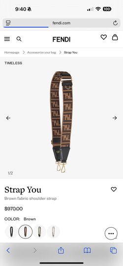 FENDI PURSE STRAP. AUTHENTIC!