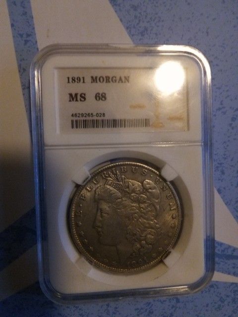 1891 Morgan Dollar MS68