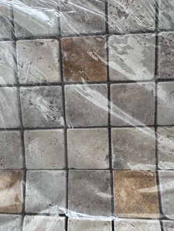 Natural Stone Travertine Mosaic Tile Sheet