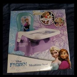 Disney Frozen Mealtime Booster Seat Infant Kids Feeding Set Girls. New