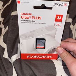 Sandisk ultra plus SDHC UHS – I 32 GB