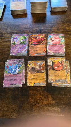 Assorted EX Pokemon cards