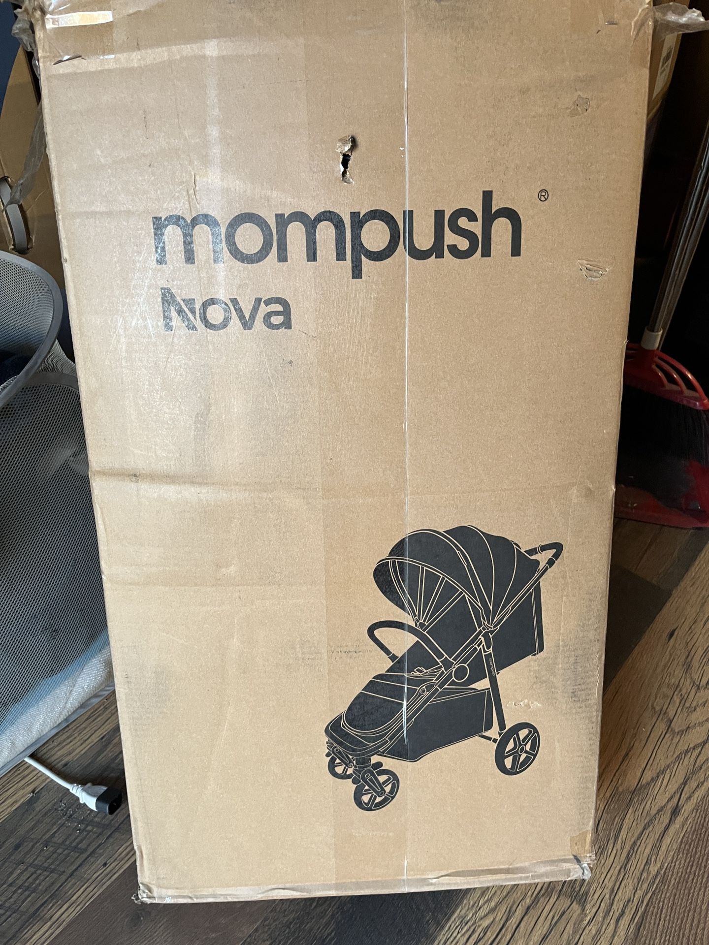 MomPush Nova Stroller Black 