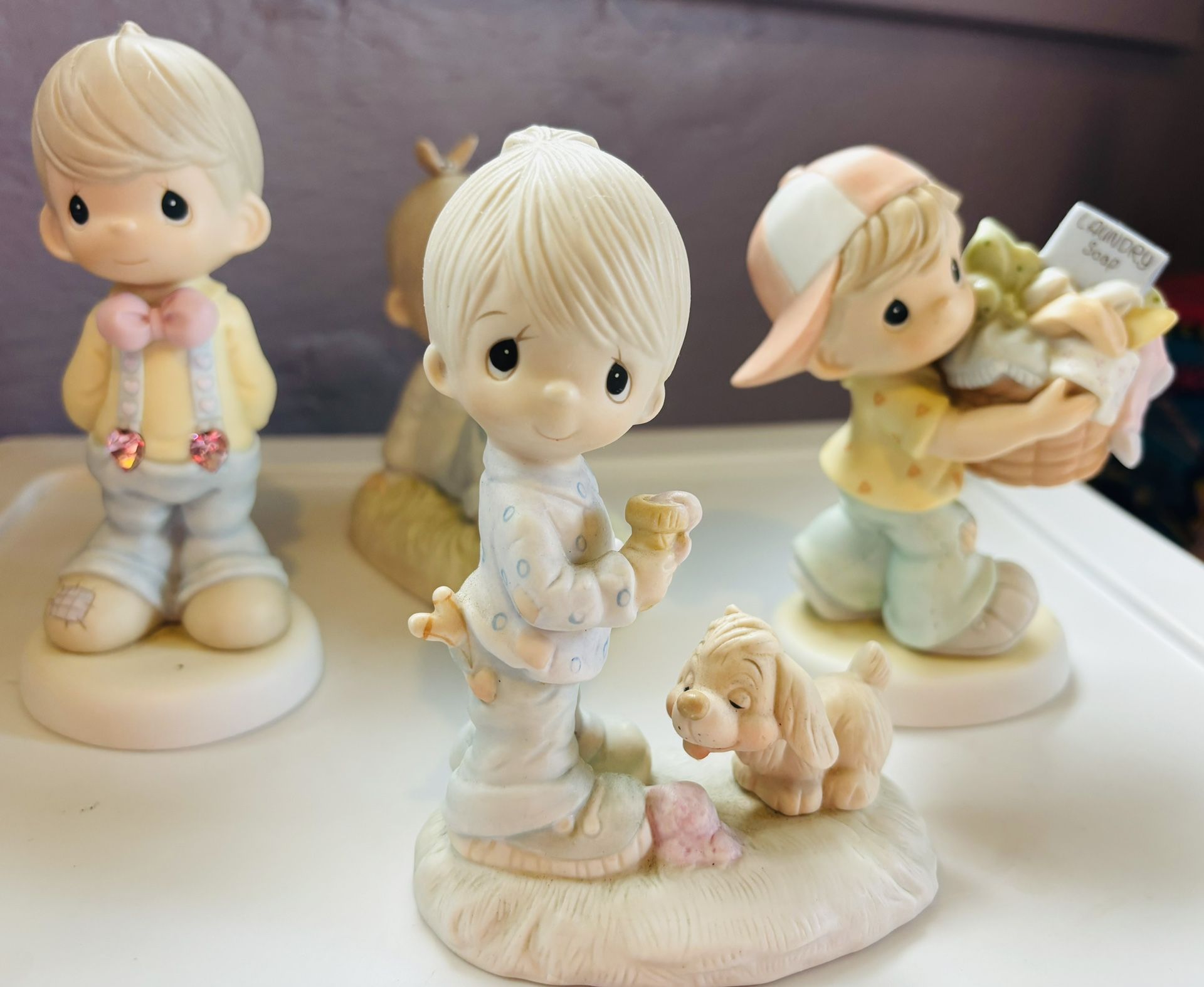 Vintage, precious moment, collectible figurines