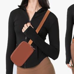 New Brown Crossbody Waist Bag Bum Bag 