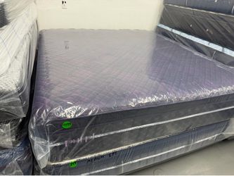 KING SIZE PURPLE REJUVENATE MONARCH MATTRESS & BOX SPRINGS BED SET