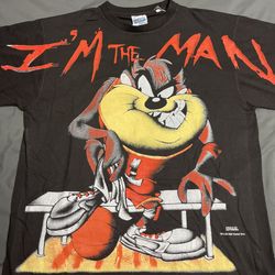 Tazz I’m The Man Modern Boot AOP T-Shirt - Size XL