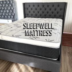 New Queen New With Mattress 