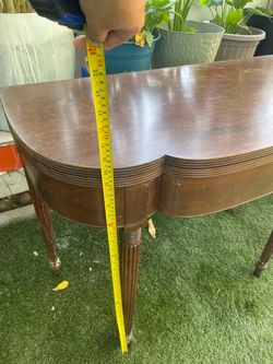 Antique Mahogany  flip top table