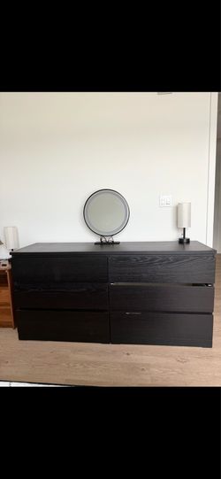 Black ikea dresser