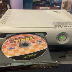 Original OG white Xbox360 with hard drive memory