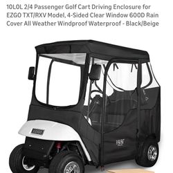 1OLOL  2/4 Passenger Golf Cart Driving Enclosure