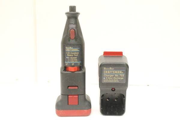 Sears Best Craftsman 7.2V Cordless Rotary Tool 2 Speed 572.610790