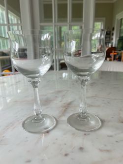 Mikasa crystal water glass