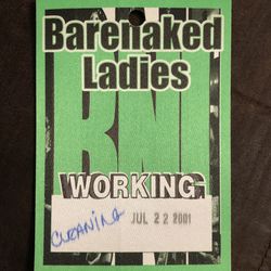 Barenaked Ladies working pass