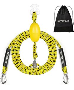SETYPARY Boat Tow Harness For Tubing , Self Centering For 1-4 Riders Watersports