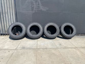 Set 4 385/65/20 33” tall, BFG G2 AT, good condition, 50% tread,sell all 4 $600.00 cash