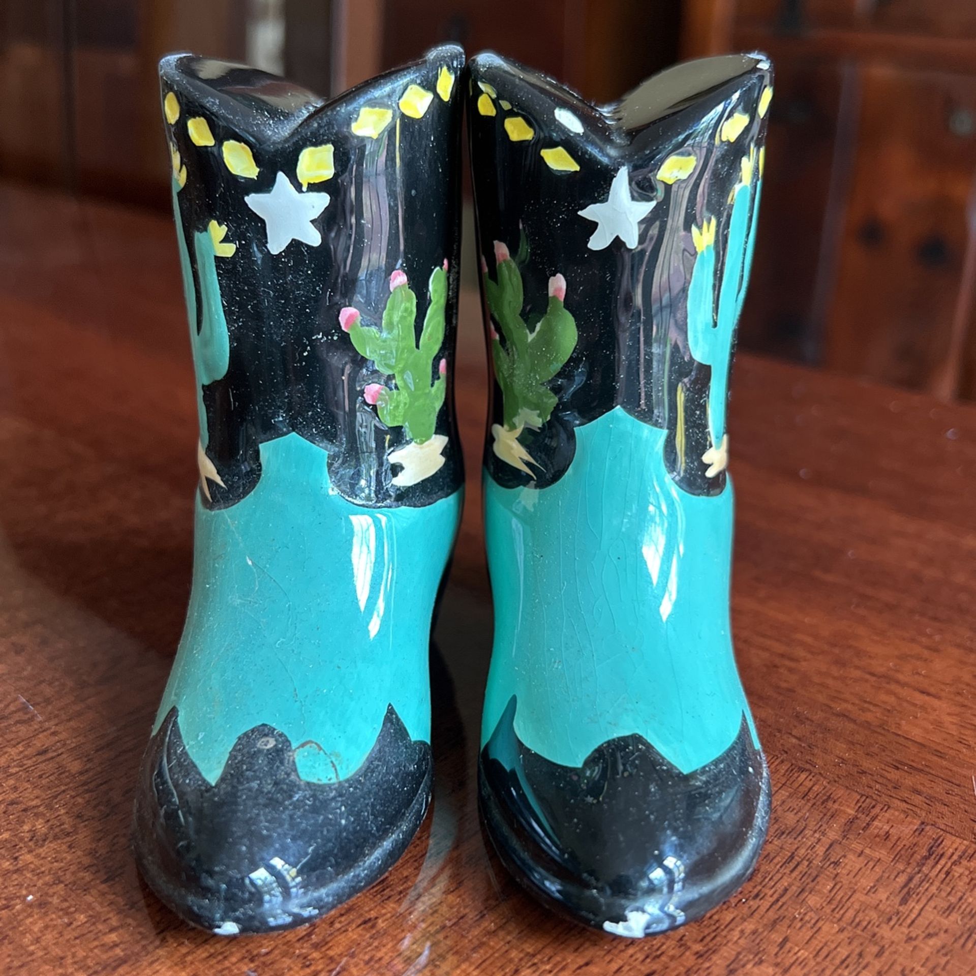 Cowboy Boots, Salt, And Pepper Shakers