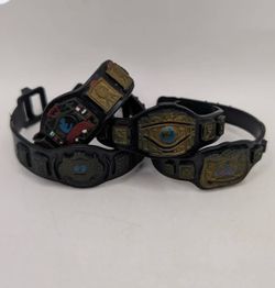 WWE Elite / Action Figure Accessories : Set of 5 Title Belts