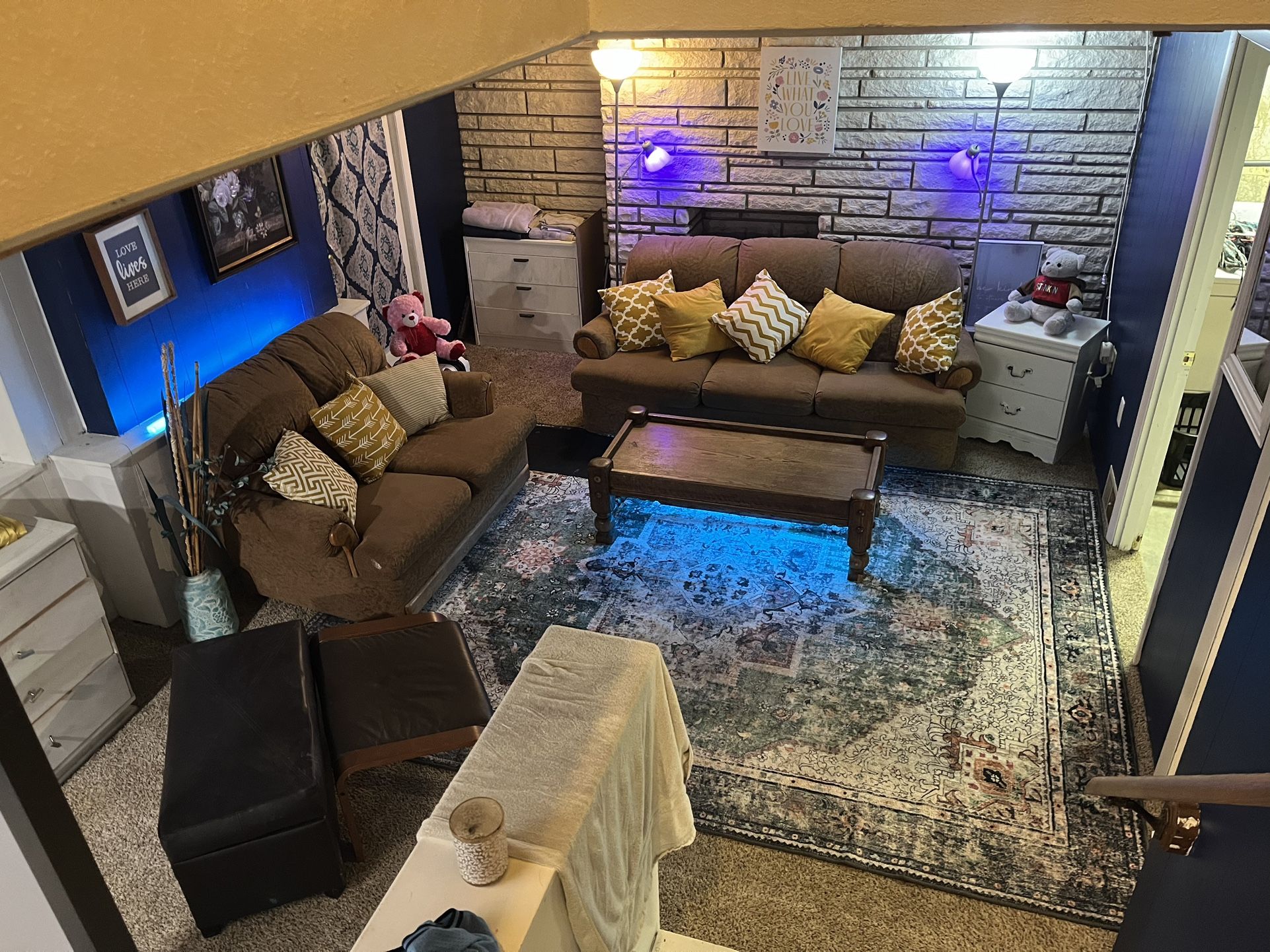 A Whole Basement Set Up!