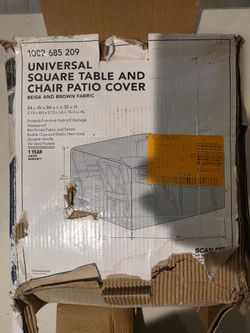 New Universal Square Patio Table & Chair Cover