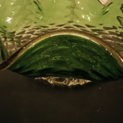 Decorative Hand Blown Art Glass Bowl.