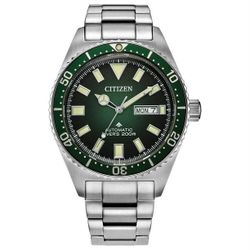 Citizen Automatic Men's Promaster Dive Sea Auto Silver-Tone Stainless Steel Watch 

An enticing fusion of precision, durability and stylish design ele
