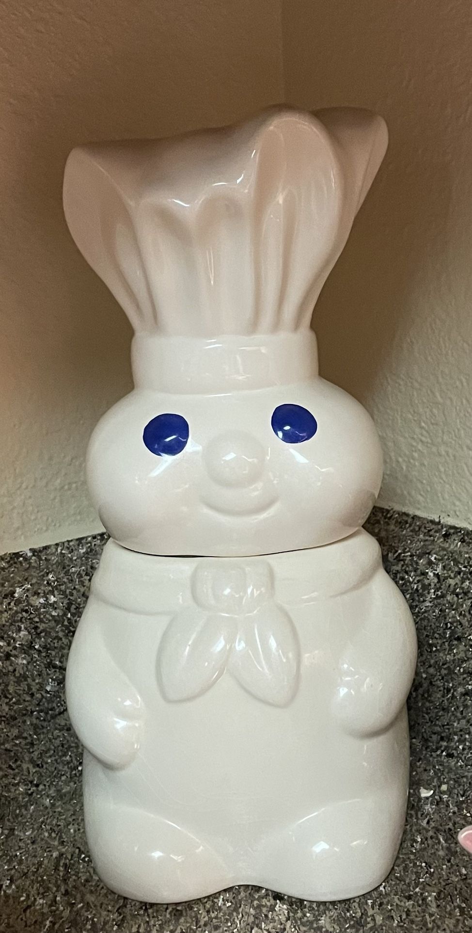 Vintage Benjamin & Medwin 1988 Pillsbury Doughboy Ceramic Cookie Jar