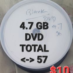 DVDs 4.7GB