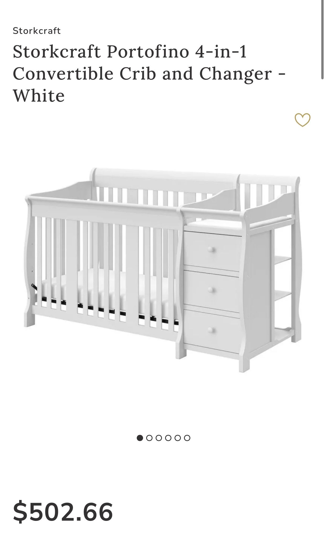 Storkcraft Crib And Changing Table