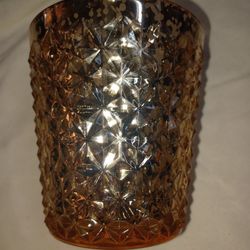 Candle Holder 4 1/2 Inches Tall By 4 1/4 Inch Diameter L8V151