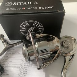 Fishing Reel 4000R  Spinning Reels Metal Spool and Handle for Saltwater and Freshwater Fishing
