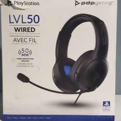 PDP lvl50 WIRED Playstation Headset