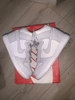 Nike Dunk High Retro White Vast Grey Size 11c