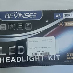 BEVINSEE 2x 9003 H4 LED Headlight Bulbs Conversion Kit Hi/lo Beam 6000K ICE BLUE