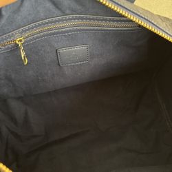 Blue Duffle Bag 