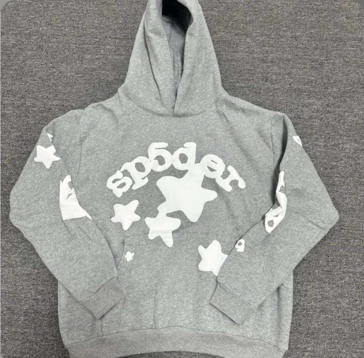 Grey Sp5der hoodie