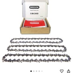 Oregon 3 Pack S56x3 AdvanceCut Chainsaw Chains for 16 Inch Bar, 56 Transmission Links, Low Coil, Fits Husqvar
