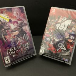 NEW SEALED Switch Games - Fire Emblem + Persona 5 Tactica