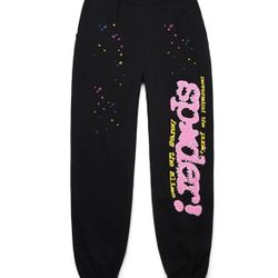 Black Sp5der Pants 