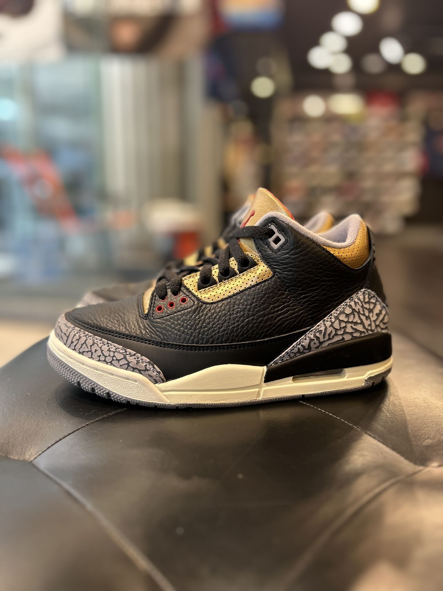 Air Jordan 3 Retro Gold Size 7.5 Women Shoes