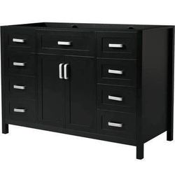 Newly Assembled 47" Bathroom Vanity Base Only Cabinet with Soft-Closing Drawers and Doors NO SINK