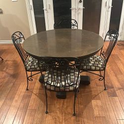 Copper Top Dinning Set