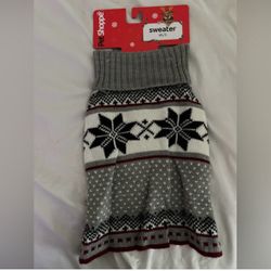 Xs/s Dog Holiday Sweater