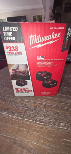 Milwaukee batteries