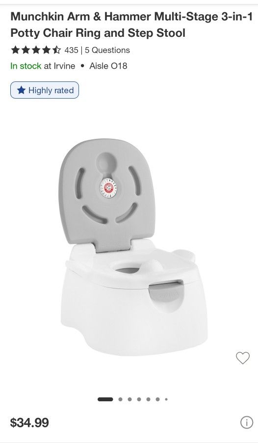 Munchkin potty chair