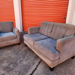 Love Seat & Chair (free delivery)